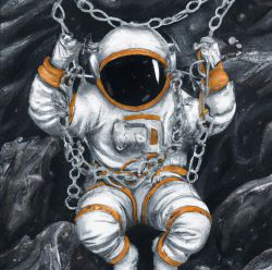 Earthbound astronaut